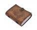 Handmade Blank Cotton Paper Leather Journal Queen Embossed Notebook